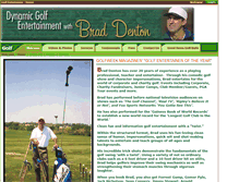 Tablet Screenshot of golfentertainer.com
